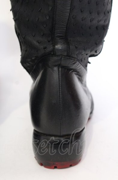 画像8: Hiromu Takahara / ミックスアニマルロングブーツ 41（約27.5） ブラック O-25-05-31-110-Hi-sho-YM-ZT-S003 (8)