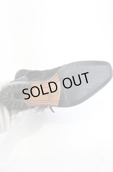 画像15: Hiromu Takahara / スカルバックルベルテッドロングブーツ 42（約27cm） ブラック（デストロイ） O-25-05-31-111-Hi-sho-YM-ZT-S001 (15)