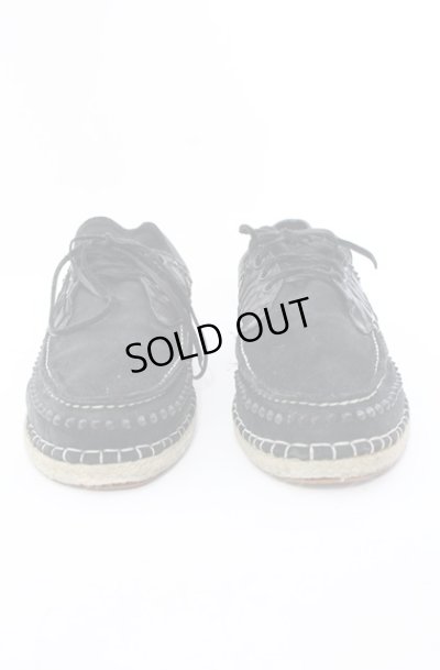 画像2: KMRii / Stud Espadrilles シューズ 3（約27.5cm） ブラック O-25-05-31-112-KM-sho-YM-ZT-S002