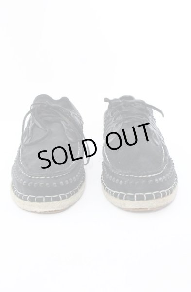 画像2: KMRii / Stud Espadrilles シューズ 3（約27.5cm） ブラック O-25-05-31-112-KM-sho-YM-ZT-S002 (2)