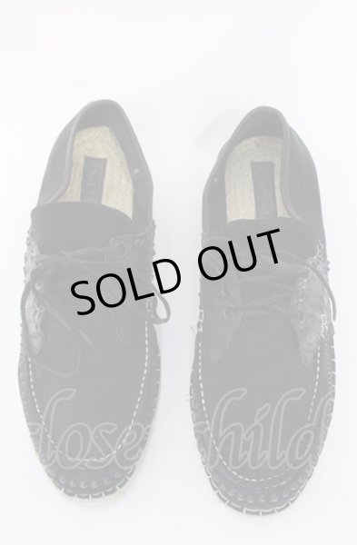 画像3: KMRii / Stud Espadrilles シューズ 3（約27.5cm） ブラック O-25-05-31-112-KM-sho-YM-ZT-S002 (3)