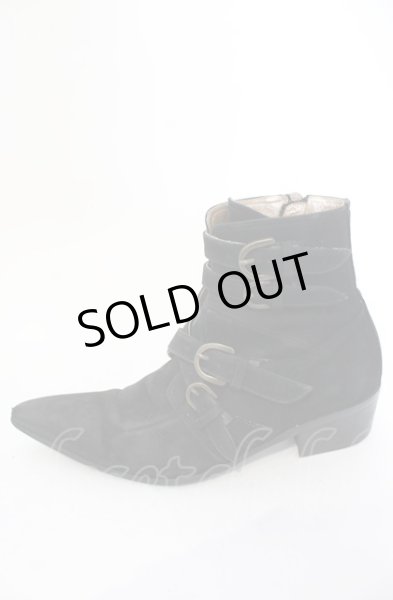 画像4: TORNADO MART / 4ストラップブーツ M ブラック O-25-05-31-113-TO-sho-YM-OS (4)