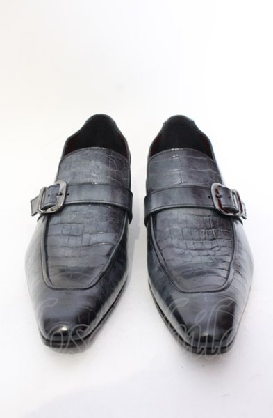 画像2: TORNADO MART / クロコエンボスローファー M ネイビーグラデーション O-25-05-31-114-TO-sho-YM-ZT-S002 (2)