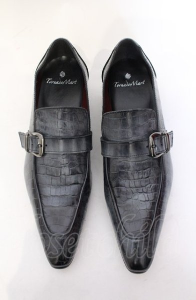 画像3: TORNADO MART / クロコエンボスローファー M ネイビーグラデーション O-25-05-31-114-TO-sho-YM-ZT-S002 (3)