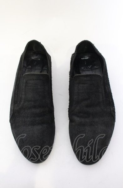 画像3: JULIUS / レザースリッポン 約27cm ブラック O-25-05-31-115-JU-sho-YM-ZT-S004 (3)