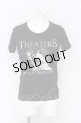 THEATER8 / MY REAL ROCK STAR　Tシャツ S ブラック O-25-05-31-024-Th-ts-YM-OS