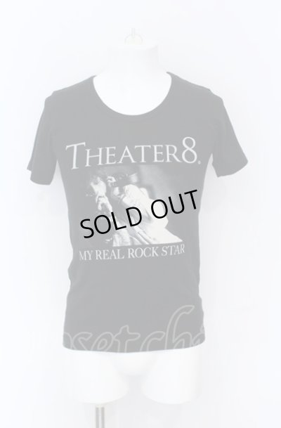 画像1: THEATER8 / MY REAL ROCK STAR　Tシャツ S ブラック O-25-05-31-024-Th-ts-YM-OS