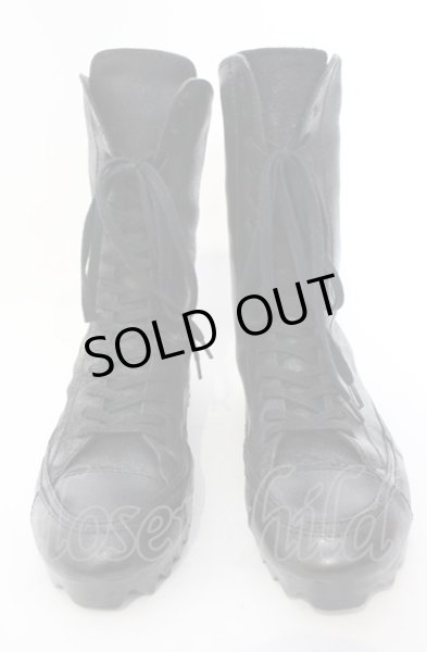 画像2: JULIUS / バックジップブーツ 2（約27.5cm） ブラック O-25-05-31-118-JU-sho-YM-ZT-S003 (2)