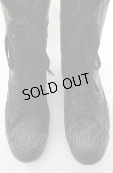 画像3: JULIUS / バックジップブーツ 2（約27.5cm） ブラック O-25-05-31-118-JU-sho-YM-ZT-S003 (3)