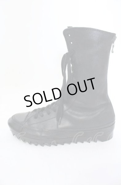 画像4: JULIUS / バックジップブーツ 2（約27.5cm） ブラック O-25-05-31-118-JU-sho-YM-ZT-S003 (4)