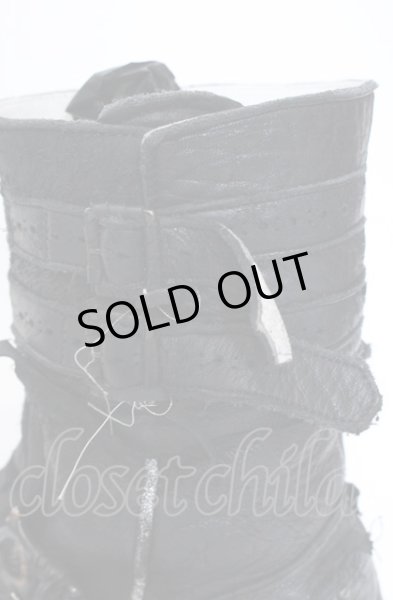 画像8: Hiromu Takahara / スカルバックルベルテッドブーツ 42（約27.5） ブラック O-25-05-31-119-Hi-sho-YM-ZT-S003 (8)