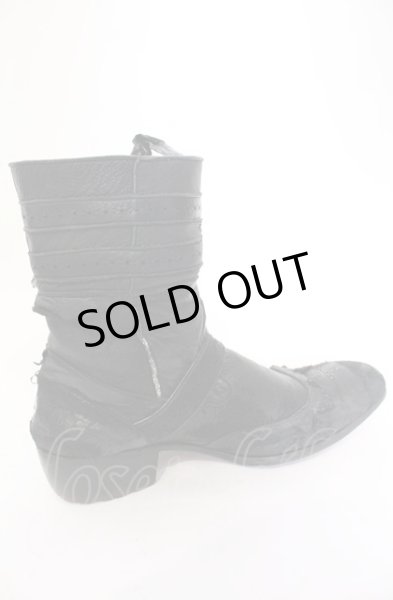 画像9: Hiromu Takahara / スカルバックルベルテッドブーツ 42（約27.5） ブラック O-25-05-31-119-Hi-sho-YM-ZT-S003 (9)