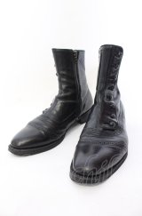 5351pour les Hommes / ナポレオンブーツ 44（約27.5cm） ブラック O-25-05-31-120-53-sho-YM-ZT0603B