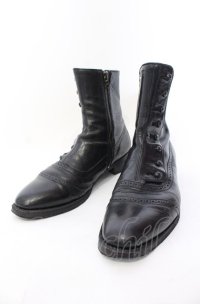 5351pour les Hommes / ナポレオンブーツ 44（約27.5cm） ブラック O-25-05-31-120-53-sho-YM-ZT-S006