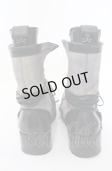 画像6: Hiromu Takahara / レイヤードレースアップブーツ 42（約27.5） グレージュ系 O-25-05-31-122-Hi-sho-YM-ZT-S002 (6)