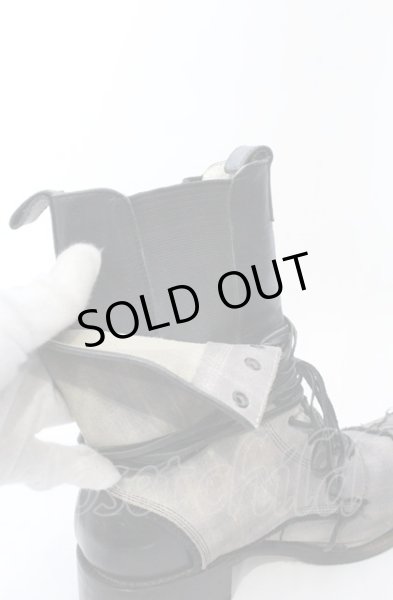 画像8: Hiromu Takahara / レイヤードレースアップブーツ 42（約27.5） グレージュ系 O-25-05-31-122-Hi-sho-YM-ZT-S002 (8)