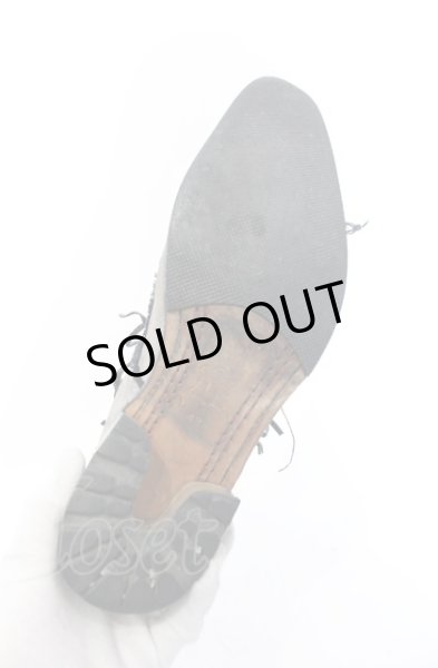 画像11: Hiromu Takahara / レイヤードレースアップブーツ 42（約27.5） グレージュ系 O-25-05-31-122-Hi-sho-YM-ZT-S002 (11)