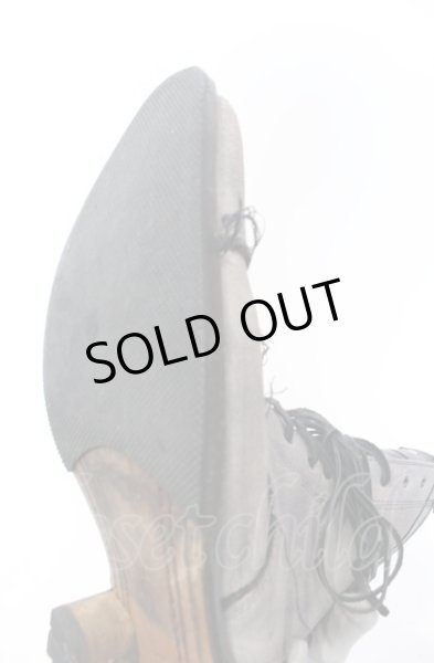 画像12: Hiromu Takahara / レイヤードレースアップブーツ 42（約27.5） グレージュ系 O-25-05-31-122-Hi-sho-YM-ZT-S002 (12)