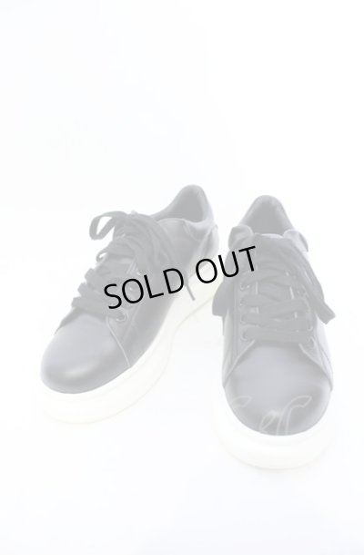 画像1: NIL DUE / NIL UN TOKYO / MONO LEATHER SNEAKER スニーカー L（26-26.5） ブラック O-25-05-31-123-NI-sho-YM-OS