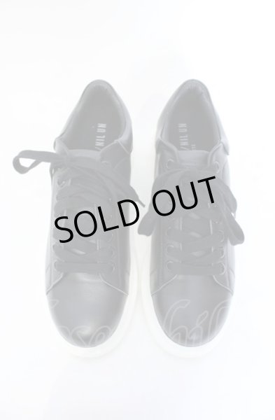 画像3: NIL DUE / NIL UN TOKYO / MONO LEATHER SNEAKER スニーカー L（26-26.5） ブラック O-25-05-31-123-NI-sho-YM-OS (3)