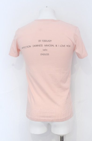 画像2: en / 09 FEBRUARY 16TH ENDLESS Tシャツ  ピンク O-25-05-31-028-EN-ts-YM-ZT334 (2)