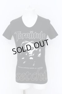 en / Tarantula Tシャツ  ブラック O-25-05-31-030-EN-ts-YM-ZT334