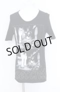 Moonage Devilment / Jesus プリントTシャツ S ブラック O-25-05-31-033-Mo-ts-YM-OS