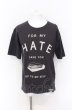 画像1: Moonage Devilment / FOR MY HATE Tシャツ  ダークブラウン O-25-05-31-034-Mo-ts-YM-ZT334 (1)