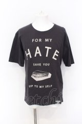 Moonage Devilment / FOR MY HATE Tシャツ  ダークブラウン O-25-05-31-034-Mo-ts-YM-OS