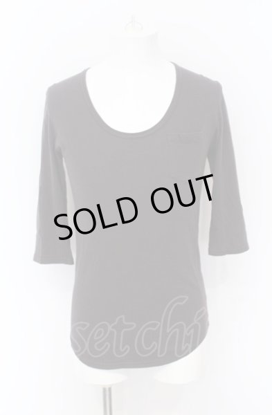 画像1: Moonage Devilment / コットンポケット Tシャツ 44 ブラウン O-25-05-31-036-Mo-ts-YM-ZT334 (1)