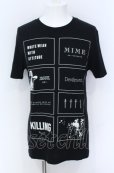 画像1: Moonage Devilment / THE BLACK EYES OF DREAMLESS DEATHMASK Tシャツ M ブラック O-25-05-31-037-Mo-ts-YM-OS (1)