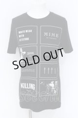 Moonage Devilment / THE BLACK EYES OF DREAMLESS DEATHMASK Tシャツ M ブラック O-25-05-31-037-Mo-ts-YM-ZT334