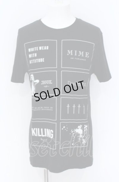 画像1: Moonage Devilment / THE BLACK EYES OF DREAMLESS DEATHMASK Tシャツ M ブラック O-25-05-31-037-Mo-ts-YM-ZT334