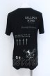 画像2: Moonage Devilment / THE BLACK EYES OF DREAMLESS DEATHMASK Tシャツ M ブラック O-25-05-31-037-Mo-ts-YM-ZT334 (2)