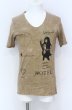 画像1: Moonage Devilment / HOTEL Tシャツ 44 ベージュ O-25-05-31-038-Mo-ts-YM-ZT334 (1)