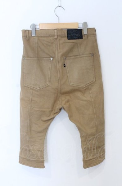 画像2: Moonage Devilment / クロップドデニムパンツ 01 ベージュ O-25-05-31-041-Mo-pa-YM-ZT340 (2)