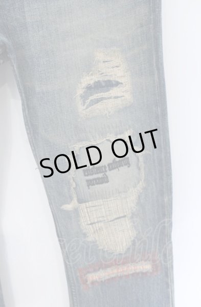 画像3: PARANOID / リペアパッチデニムパンツ 27 インディゴ O-25-05-31-043-PA-pa-YM-ZT343 (3)