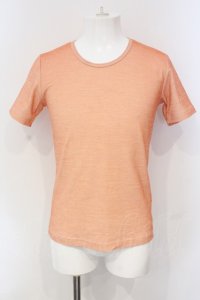 Zero by TORNADO MART / メッシュジャガードTシャツ M オレンジ O-25-06-03-001-Ze-ts-YM-OS
