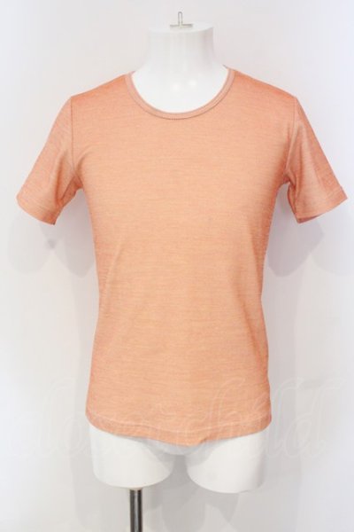 画像1: Zero by TORNADO MART / メッシュジャガードTシャツ M オレンジ O-25-06-03-001-Ze-ts-YM-OS