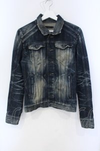 CIVARIZE / ヴィンテージブリーチデニムトラッカージャケット Gジャン 46 インディゴ O-25-06-03-007-CI-ja-YM-OS