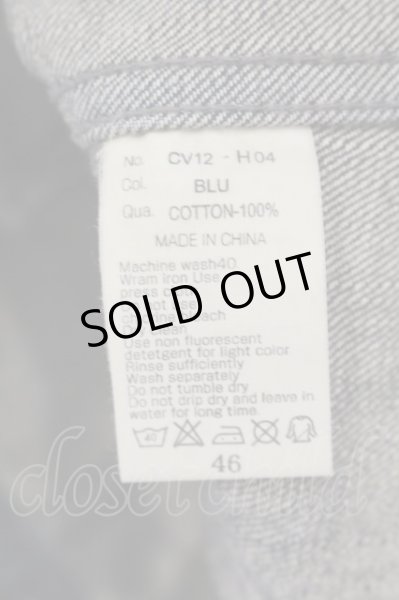 画像3: CIVARIZE / ヴィンテージブリーチデニムトラッカージャケット Gジャン 46 インディゴ O-25-06-03-007-CI-ja-YM-ZT-M125 (3)