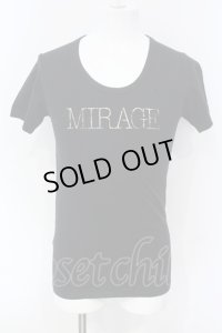 FUGA / MIRAGEプリントTシャツ 46 ブラック O-25-06-03-009-FU-ts-YM-OS