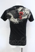 画像2: FUGA / MIRAGEプリントTシャツ 46 ブラック O-25-06-03-009-FU-ts-YM-OS (2)