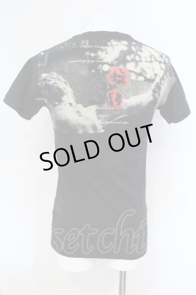 画像2: FUGA / MIRAGEプリントTシャツ 46 ブラック O-25-06-03-009-FU-ts-YM-OS (2)