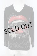 CIVARIZE / Rattleリッププリントカットソー 44 ブラック O-25-06-03-010-CI-to-YM-OS