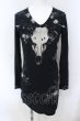 画像1: CIVARIZE / Antler スカルプリントカットソー 44 ブラック O-25-06-03-011-CI-to-YM-OS (1)