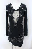 画像1: CIVARIZE / Antler スカルプリントカットソー 44 ブラック O-25-06-03-011-CI-to-YM-OS (1)