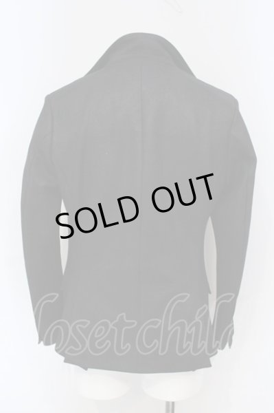 画像2: BUFFALO BOBS / COZZA-LEATHER LOOK(コッザ レザールック)イタリアンカラージャケット 1-2 ブラック O-25-06-03-002-BU-ja-YM-ZT-ML017 (2)