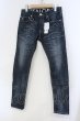 画像1: BUFFALO BOBS / HOUSTON-KARAKORUM（ヒューストン カラコルム）タイトストレッチデニムパンツ 1 ネイビー（インディゴ） O-25-06-03-018-BU-pa-YM-ZT332 (1)