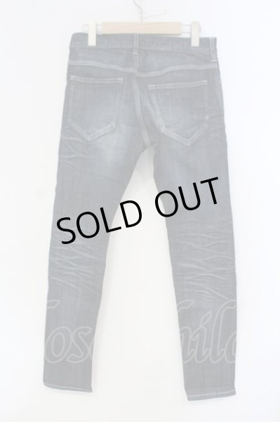 画像2: BUFFALO BOBS / HOUSTON-KARAKORUM（ヒューストン カラコルム）タイトストレッチデニムパンツ 1 ネイビー（インディゴ） O-25-06-03-018-BU-pa-YM-ZT332 (2)